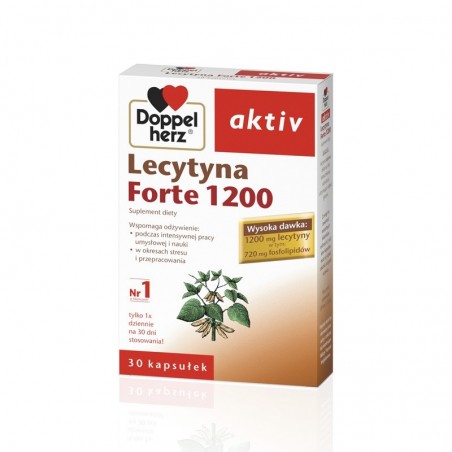 Doppelherz Aktiv Lecytyna Forte 1200, 30 kapsułek
