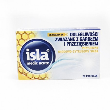 Isla Medic Acute miodowo-cytrusowy 20 pastylek