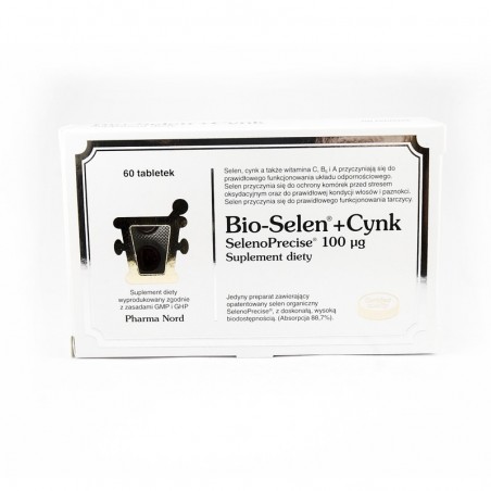  Bio-selen + cynk 60 tabletek 