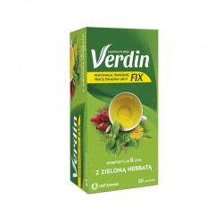 Verdin Fix z zieloną herbatą 20 saszetek
