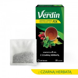 Verdin Fix z czarną herbatą 20 saszetek