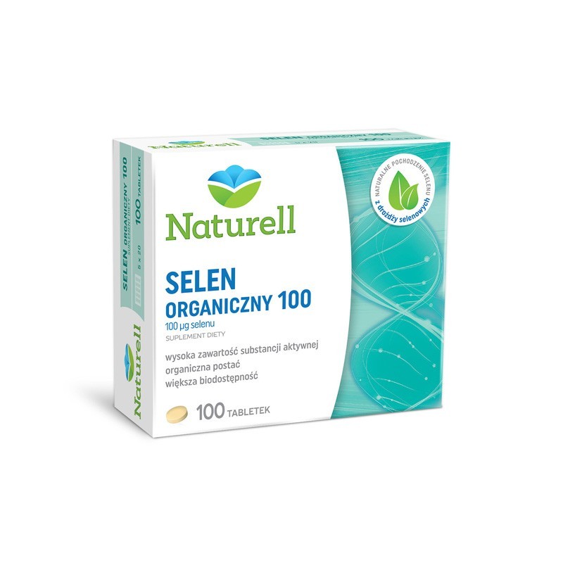 Naturell Selen organiczny 100, 100 tabletek 