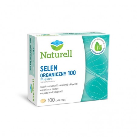  Naturell Selen organiczny 100, 100 tabletek 
