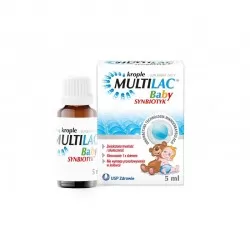 Multilac baby krople, 2 butelki po 5 ml