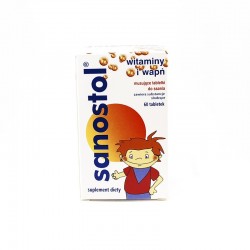 Sanostol 60 tabletek do ssania