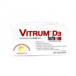 Vitrum D3 forte, 60 kapsułek