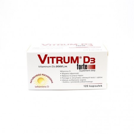  Vitrum D3 forte 2000 j.m. D3, 120 kapsułek 