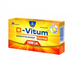 D-vitum forte 2000 j.m., 36 kapsułek