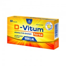 D-vitum forte 1000 j.m., 60 kapsułek