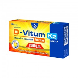 D-vitum forte 2000 j.m. K2, 36 kapsułek