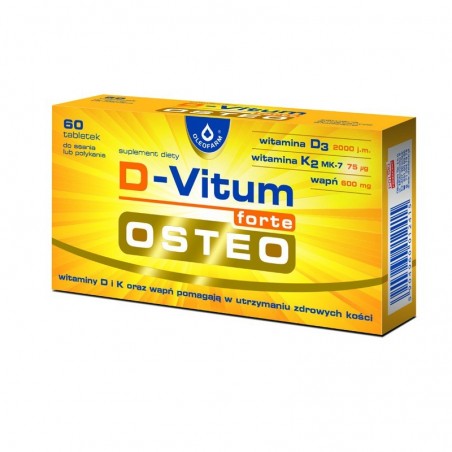  D-vitum forte osteo 60 tabletek 