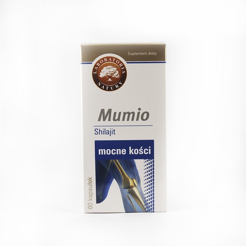 Mumio-shilajit mocne kości 60 kapsułek 