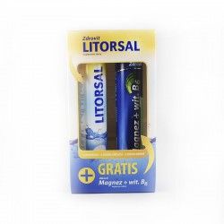 Zdrovit Litorsal + Zdrovit Magnez+B6, 24 tabletki musujące + 24 tabletki musujące