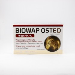 Biowap Osteo D3+K2, 60 tabletek